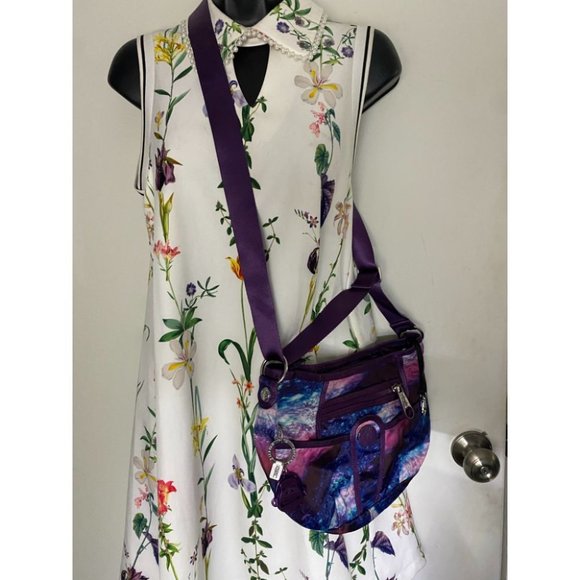 KIPLING Medium Size Multicolor Nylon Crossbody Bag - Picture 9 of 13